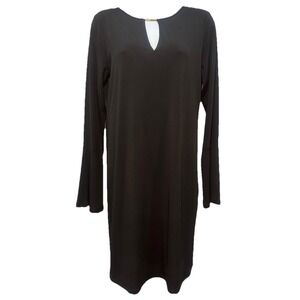 Michael Michael Kors Dress Womens Small Mini Black Long Sleeve Round Studded Y2K
